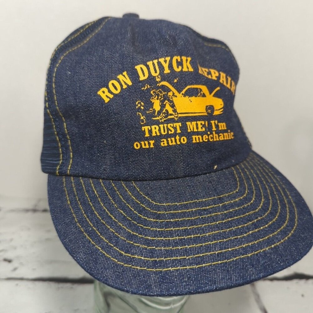 Ron Duyak Repair Otto Vintage Snapback Trucker Hat Adjustable‎ Ball Cap